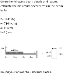 calculate the maximum shear stress