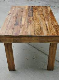 Easy To Make Pallet Wood Dining Table