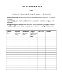 Assessment Form Brittney Taylor