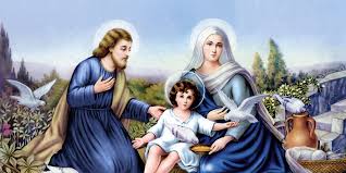 the image of icon holy family