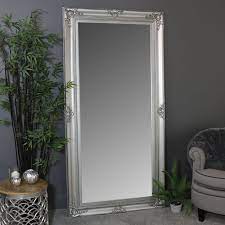 Extra Large Silver Wall Mirror Melody