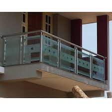 Satinless Steel Balcony Railing With