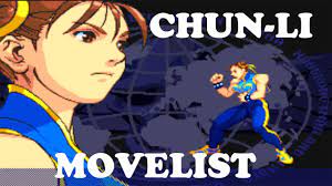 Street Fighter Alpha 3 - Chun-Li Move List - YouTube