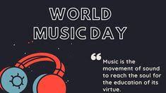 When the soothing, healing, and magical sounds come together, it becomes music. 10 World Music Day Ideas World Music Day World Music Music