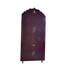 wooden pooja room cupboard at rs 5000