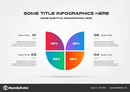 Pie Chart Of Percentage Infographics Element Of Graph