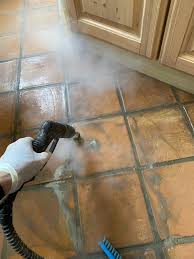 terracotta kitchen tiles deep cleaned