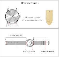 In this post, babu will give you some tips on how to measure the watch band sizes concisely to help you confidently choose the watch with the size you watch band or watch strap size is determined by the width of the band end that attaches to the watch. Plus Strap Fashion Retro Men S General Watchband For Dw 20 22mm Lady Red White Wear Resistant Waterproof Watch Strap Replacement Watch Strap Watch Strapmen Watch Strap Aliexpress