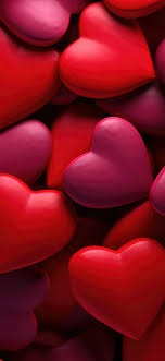 valentine wallpaper 4k red hearts red