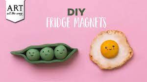diy fridge magnets polymer clay