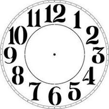 Printable Clock Templates Here Are A Few Examples Diy Clocks