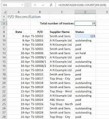 excel count cells with text 3 easy