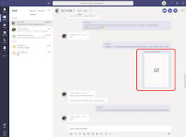 Microsoft teams also supports gifs so if one is shared to a channel, its preview will be animated. Image Not Visible In Chat Microsoft Tech Community