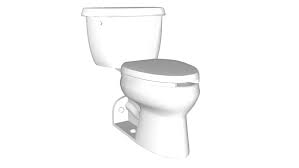 Whether you need a flapper or a plunger assembly, repair parts for your barrington toilet are right here at plumbingsupply.com®! K 3554 T Barrington Tm Two Piece Elongated 1 6 Gpf Toilet With Pressure Lite R Flushing Technology Left Hand Trip Lever And Toilet Tank Locks 3d Warehouse