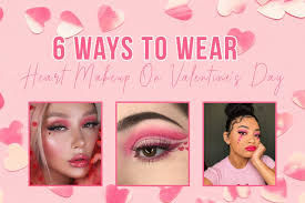 6 ways to wear heart makeup on