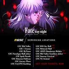 What movies are showing at gsc aeon bandaraya melaka melaka? Gsc New Locations Added For Fatestaynight Get Your Tickets Now Facebook