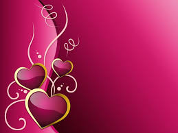 hearts background shows romantic