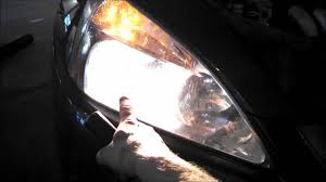 Headlight Bulb Replacement Honda Accord Ex 2005 Install Remove Replace