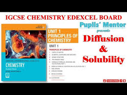 Diffusion Solubility Chemistry Igcse