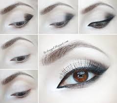 gothic smokey eye look