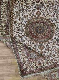 qum design pure silk 9 x 6 arian rugs