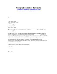 Awesome Free Sample Resignation Letter Free Download Word 2010