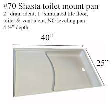 70 Shasta Rv Fiberglass Shower Pan