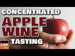 concentrated apple wine one year