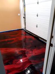 garage floor red paint