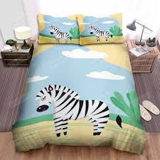 The Zebra Standing Alone Bed Sheets
