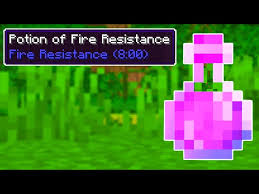 Potion Of Fire Resistance In Minecraft