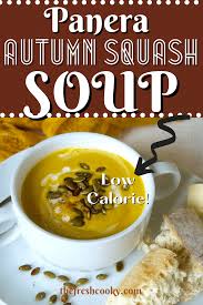 easy panera autumn squash soup recipe