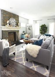 modern boho country living room