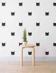 Mini Bat Mask Set Of 45 Wall Sticker