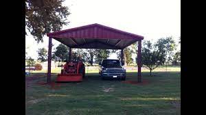 This sturdy sheeting provides structural integrity, privacy and weather proofing to your diy carport. How To Build An All Metal Carport From Start To Finish Youtube