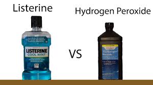 petri dish mouthwash vs hydrogen