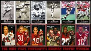 The heisman memorial trophy, is awarded annually to the outstanding player in ncaa football. The Ohio State University S Heisman Trophy Winners Ohio State Football Buckeye Nation Ohio Buckeyes