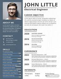 Looking to apply my knowledge as an electrical engineer in providing. 19 Resume Templates Examples In Apple Pages Examples