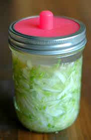 homemade sauer fermented cabbage