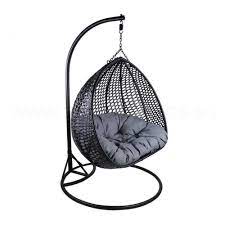 thelma co swing chair grey cushion