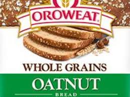 original oatnut bread nutrition facts