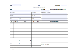 Work Order Template 23 Free Word Excel Pdf Document Download