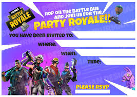 Fortnite for ps4 and ps3 is now the talk of the town! 1 Invite Royale New Fortnite Invites Instant Download Hd Papergoods For Party Invite Template Birthday Invitation Templates Printable Birthday Invitations
