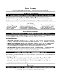 Sample Resume For Entry Level Chemical Engineer Monster Com With
