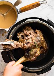 slow cooker roast lamb leg recipetin eats