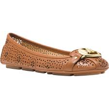 Michael Kors Perforated Leather Fulton Moc Shoes Casuals