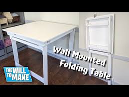 Wall Mounted Folding Table