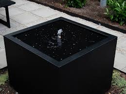 Feature Fountain From A Planter Box