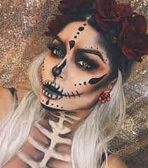 day of the dead simple makeup major
