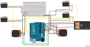 control multiple servo motors with